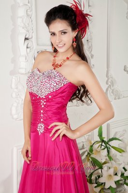 Prom Gown Dress Ankle-length Rhinestones