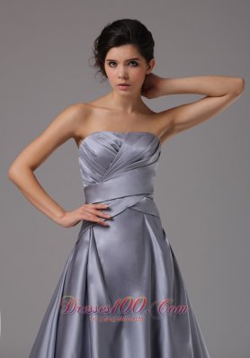 Clarence Sweep Prom Dress 2013 Wrapped Pleats