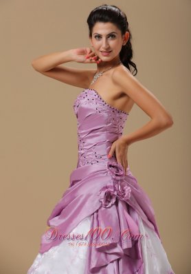 Dama Dresses for Quinceanera 2013 Embroidery