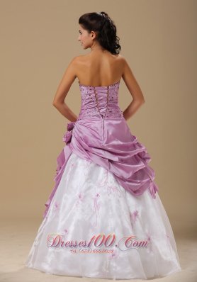 Dama Dresses for Quinceanera 2013 Embroidery