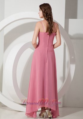 Customize Chiffon Prom Dress V-neck Beading