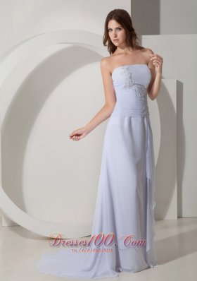 Sheath Beach Wedding Dress Sweep Beading