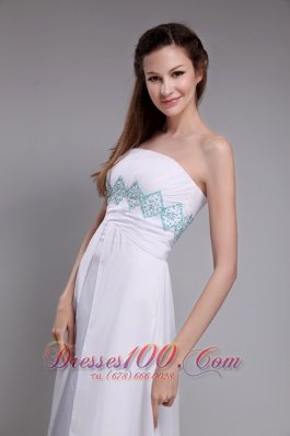 Simple And Sweet Empire Prom Dress Ruch Beading