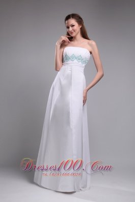 Simple And Sweet Empire Prom Dress Ruch Beading