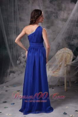 Hot One Shoulder Prom Dress 2013 Royal Blue