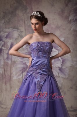 Romantic Lilac Around 150 Prom Dress Appliques