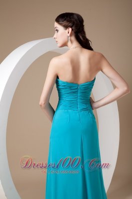 Discount Teal Prom Dress 2013 Column Sweetheart