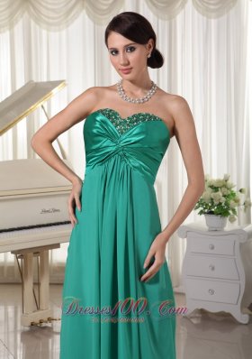 Around 100 Prom Evening Dress Turquoise Beaded