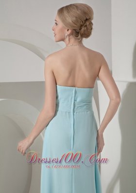 Wedding Dress for Bridesmaid Baby Blue Beading