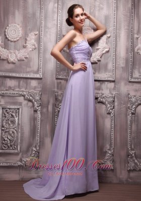 Lilac 2013 Prom Evening Dress One Shoulder Beading