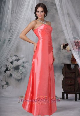 Watermelon Appliques Prom Evening Dress2013