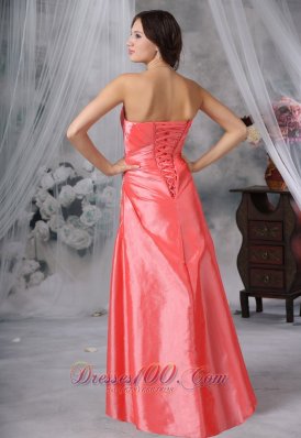 Watermelon Appliques Prom Evening Dress2013