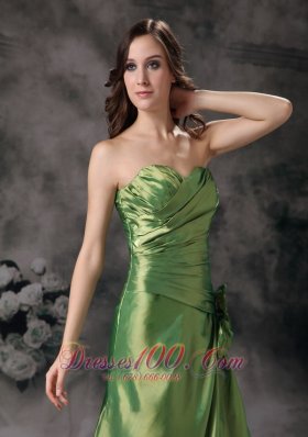 Discount Green Prom Maxi Dress Sweetheart Column