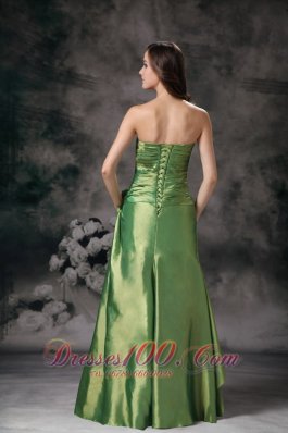 Discount Green Prom Maxi Dress Sweetheart Column