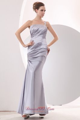 Silver Column Prom Evening Discounted Dress