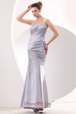 Silver Column Prom Evening Discounted Dress