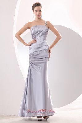 Silver Column Prom Evening Discounted Dress