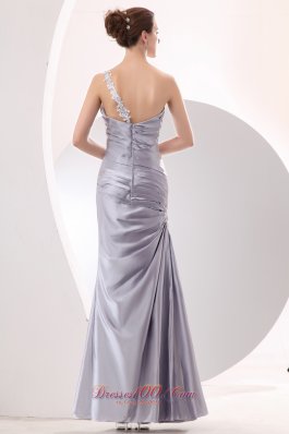 Silver Column Prom Evening Discounted Dress