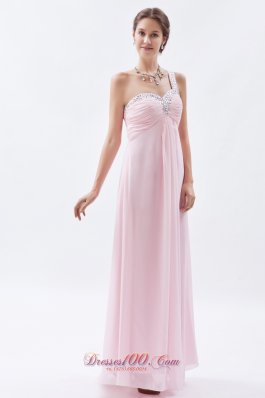 Exclusive One Shoulder Dress for Prom Beading