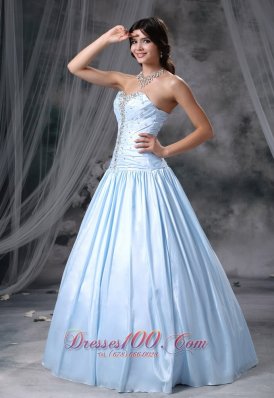 Beaded A-line Sweet Style 2013 Prom Dress