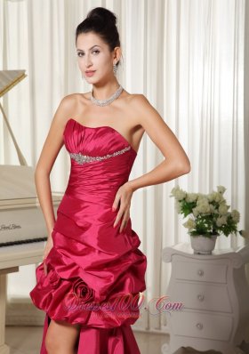 Customize Perfect High-low Prom Dress Flowers