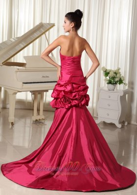 Customize Perfect High-low Prom Dress Flowers