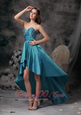 eal Hi-low Appliques Homecoming Dress For Prom