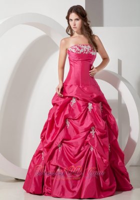 Hot Pink Prom Dresses With Straps