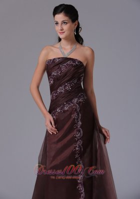 Wholesale 2013 Prom Celebrity Dress Brown