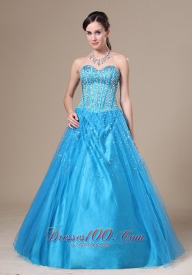 2013 Prom Evening Dress Beading A-line Sweetheart