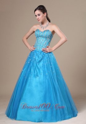 2013 Prom Evening Dress Beading A-line Sweetheart