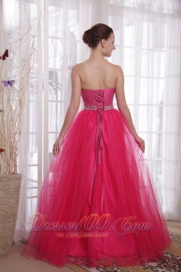 Ruffled Beading Tulle Celebrity Dress Designers