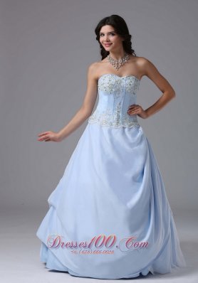 Sweetheart Appliques 2013 Prom Dress with Pick-ups
