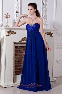 High Quality Royal Blue Homecoming Dress Beadings