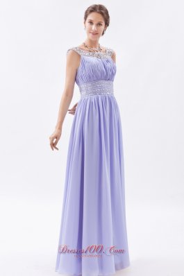 Lilac Lilac Beading Chiffon Prom Dress 2013