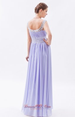 Lilac Lilac Beading Chiffon Prom Dress 2013