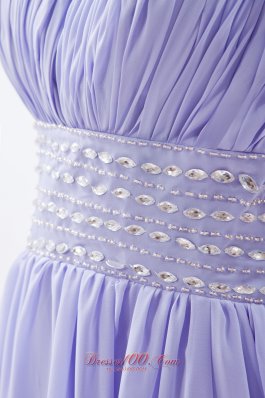 Lilac Lilac Beading Chiffon Prom Dress 2013