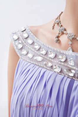 Lilac Lilac Beading Chiffon Prom Dress 2013