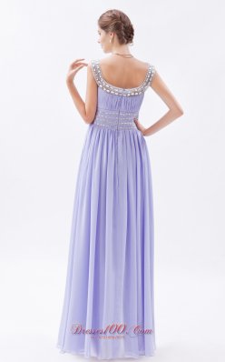 Lilac Lilac Beading Chiffon Prom Dress 2013