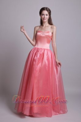 Watermelon Sweetheart Prom Dress 2013 Beaded