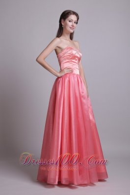 Watermelon Sweetheart Prom Dress 2013 Beaded