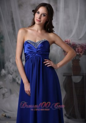 Royal Blue 2013 Mother of the Bride Dress Beaded