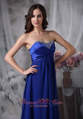 Royal Blue 2013 Mother of the Bride Dress Beaded