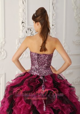 Princesita Quinceanera Dress Multi-color Sweetheart Ruffle