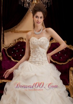 Amazing Beautiful Ivory Quinceanera Dress Sweetheart Pick-ups