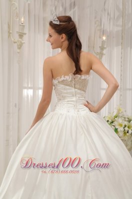 Ball Gown Strapless Floor-length Taffeta Dress for Quince