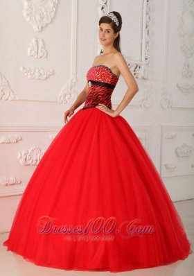 Sweet 16 Dress Strapless Black and Hot Pink A-line Floor-length