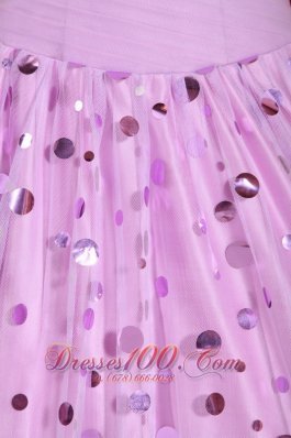 Lavender Sequince Sweetheart Quinceanera Dress