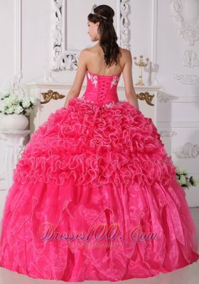 Modest Quinceanera Dress Floral Beading Strapless