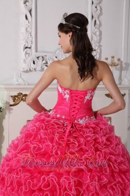 Modest Quinceanera Dress Floral Beading Strapless